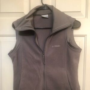 Columbia Grey Fleece Vest